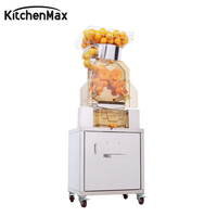 Machine à jus automatique en acier inoxydable de qualité industrielle KitchenMax, machine à jus électrique