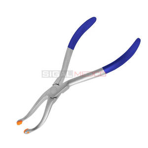 Pince de retrait de couronne professionnelle pince orthodontique Joint de tour corps en acier inoxydable et bande de poignée en PVC Instruments médicaux - Product Image 3