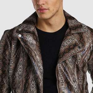 Chaqueta de Cuero de Motociclista Unisex Personalizada de la Mejor Calidad, con Cuello Alto, Logotipo Frontal, Tendencia de Moda, de Fabricante Pakistaní - Product Image 6