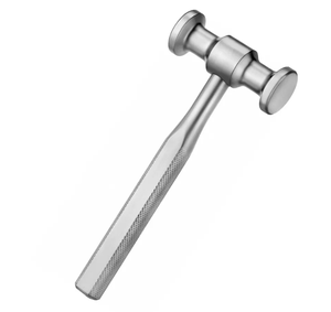 Maillet personnalisé 184 mm 7.14 "Diam 30 mm métal acier 458 g chirurgie plastique ascenseur os implant haute qualité dentaire hydromel maillet - Product Image 2