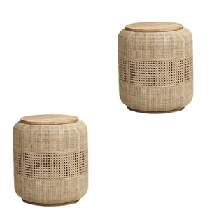 Tabouret d'extérieur en rotin de style moderne pour le jardin Chaise de loisirs faite à la main pour le salon ou l'hôtel Fabriquée en Indonésie - Product Image 3