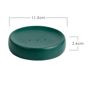 New the Quality Collection Simple Design Granite Soap <b>Dish</b> Tumbler Soap Holder Self-adhesive Customized Size Low MOQ Hot Sale - Product Image 1