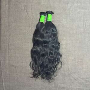 ผมอินเดียแท้แบบดิบ ขายส่งเป็นมัด 100% ผมมนุษย์แท้ไม่ผ่านการแปรรูป แบบดับเบิ้ลดรอน จัดเรียงเกล็ดผม - Product Image 1