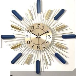 high Selling Large Abstract Modern Silent Quartz Metal Wall Decor <b>Clock</b> with <b>Radio</b> For Living Room - Product Image 4