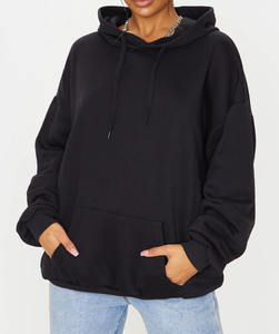 Sweat à capuche personnalisé pour femmes Sweat-shirt à capuche polo en molleton de coton pour femmes - Product Image 1