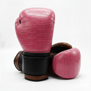 Guantes de Boxeo Profesionales y de Entrenamiento de Piel de Cocodrilo Genuina - Product Image 3