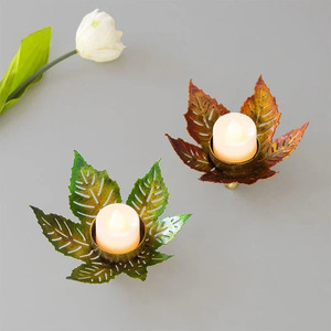 Portavelas Floral de Metal de alta calidad para bodas, decoración del hogar, farol más vendido para Navidad - Product Image 1