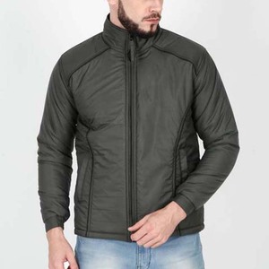 Ropa de invierno de calidad estándar de los hombres de moda impermeable Casual Color sólido chaqueta de bombardero logotipo personalizado chaqueta de los hombres al por mayor - Product Image 6