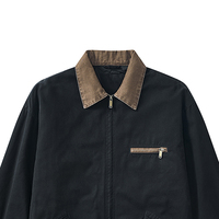 Veste d'hiver personnalisée pour hommes Veste de travail en toile sergée de coton doublée Vintage Worker Carpenter Work Wear Veste pour hommes