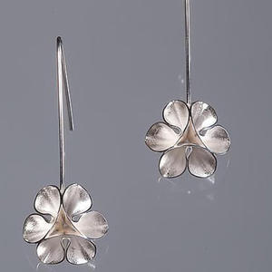 2025, pendientes elegantes de latón hechos a mano, pendientes de corazón colgantes geométricos de Metal mixto, inspirado en la naturaleza, inspirado en Vintage - Product Image 6