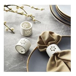 Matériau en marbre de luxe Malabar rond de serviette décor de table marbre vente en gros porte-anneau de serviette la plus vendue porte-anneau en tissu - Product Image 1