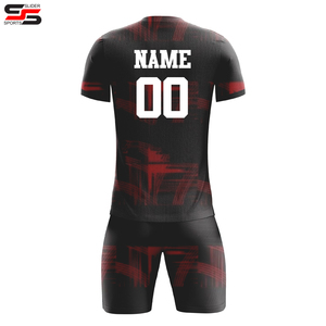 Conjunto de uniformes de fútbol de diseño personalizado, traje deportivo, uniforme de fútbol transpirable para ropa deportiva para adultos - Product Image 2