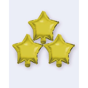 Palloncino a Forma di Stella in Foil Dorato 10 Pollici per Decorazioni Festive - Product Image 1
