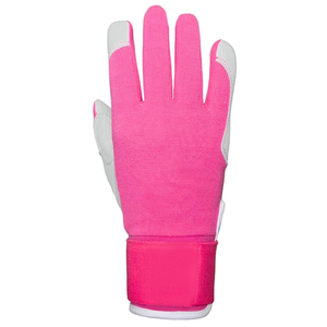 Guantes de bateo de béisbol de cuero de vaca genuino con puño largo profesional Guantes de bateo de precios razonables de la mejor calidad - Product Image 2