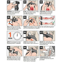 IFAK Taktisches Trauma-Kit mit Blutstillgaze Tragbare Notfall-Erste-Hilfe-Tasche für Outdoor, Arbeitsplatz, Erdbeben