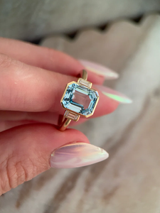 Pop of Color The Rachael Certified IGI Diamond para compromiso de boda aniversarios románticos fiestas regalos - Product Image 3