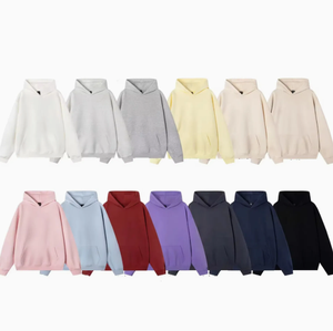 Ensemble de sweat-shirts à capuche surdimensionnés d'hiver personnalisés pour hommes et femmes, tissu lourd 100% coton, broderie de logo - Product Image 3