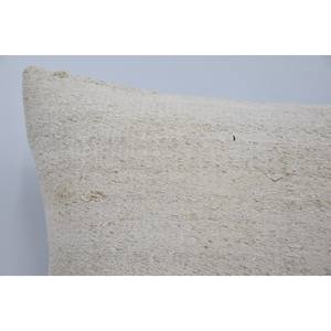 Primitive 18x18 Inch <b>Beige</b> Rustic Patchwork Wool Pillow Luxury <b>Cushion</b> Woven Technique Fluffy Square Vintage Bedding Christmas - Product Image 2