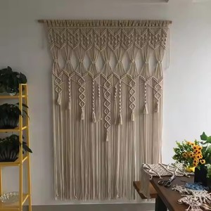 Patrones de cortina de puerta de macramé para decoración del hogar internacional Isar disponibles en varios tamaños para las festividades de Diwali - Product Image 1