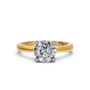 Anillo de Diamante Cultivado en Laboratorio de Calidad Premium, Claridad VS, Corte EF, 1.85ct, Redondo Brillante, Oro Blanco de 9K, Certificado IGI para Mujer - Product Image 5