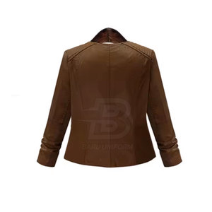 Vêtements de mode Femmes Veste en cuir Meilleur prix Femmes Veste en cuir Vente chaude Femmes Veste en cuir de haute qualité Polyester Hiver - Product Image 2