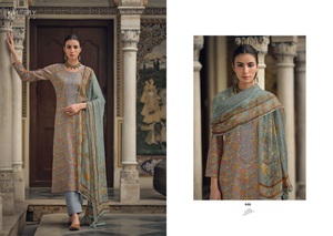 Haute qualité Style Vintage pur coton de pelouse Kurtis indien pakistanais Collection de vêtements fantaisie broderie impression numérique - Product Image 6