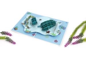 3d <b>Paper</b> Cards Handicraft Animal Greeting Cards for Wedding & <b>Birthday</b> Occasions Directly From Vietnam - Product Image 3