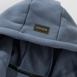 Veste polaire à capuche automne/hiver pour homme Manteau thermique coupe-vent à fermeture éclair pour les voyages en plein air et le confort de tous les jours - Product Image 4