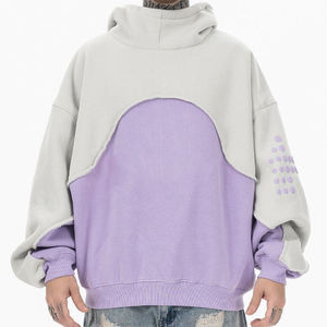 Nouveau sweat à capuche oversize pour homme de haute qualité, design à épaules tombantes, panneau doublé, 100% coton, motif uni, saison printemps, personnalisable - Product Image 5