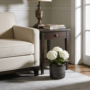 Juego de 3 Macetas Modernas de Cerámica Negra MDJ, Redondas, Brillantes, para Interiores y Exteriores, Decoración del Hogar, Estilo Minimalista - Product Image 5