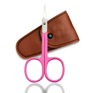 Bon fournisseur personnalisé meilleurs ciseaux de manucure en acier inoxydable incurvés finement pointus et de construction mince - Product Image 1