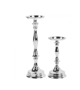 New Arrival Modern Aluminium <b>Candle</b> Holder <b>Set</b> of 2 Handmade <b>Candle</b> Holder For Wedding Party Centerpiece Decor - Product Image 3