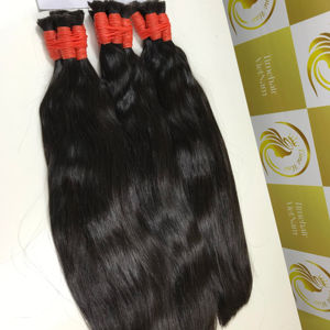 Meilleur prix pour 60cm vierge vietnamienne Remy Super Double 100% pur brut non transformé Extensions de cheveux humains en vrac vagues profondes - Product Image 1