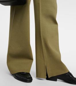 Pantalones de chándal acampanados de cintura alta para mujer, pantalones ODM informales con decoración de encaje, entrega de verano, tela duradera - Product Image 3