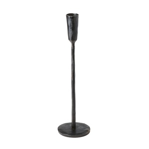 Stylish <b>Black</b> Iron <b>Metal</b> <b>Candle</b> <b>Holders</b> for Modern and Contemporary Home Interior or Evening Dinner Party Decor - Product Image 4