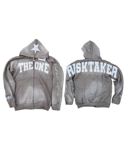 Sudadera con Capucha para Hombre, Estilo Urbano, Invierno, Bordada, Lavado Ácido, Vintage, Logotipo Personalizado, Talla Grande, Lavado a la Piedra, Decolorada por el Sol, Desgastada - Product Image 1