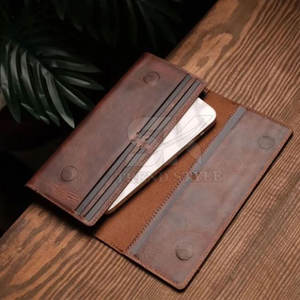 Best Hot Selling Men Leather Single Shade Bifold <b>Wallets</b> Customized Men Pakistan Made <b>Waterproof</b> Leather <b>Wallets</b> - Product Image 3
