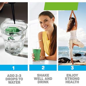 Suplemen <span class=keywords><strong>Alfalfa</strong></span> Tetes Organik Bebas Gluten Moq Rendah Klorofil Cair Hijau - Product Image 3