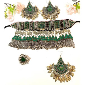 Dernières 2025 Ensembles de bijoux de style afghan léger Ensembles de bijoux afghans Offre Spéciale pour vêtements de fête à vendre - Product Image 5