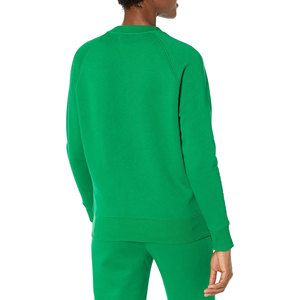 Sudadera de mujer de gran tamaño con logotipo personalizado jersey de cuello redondo a rayas acanaladas de alta calidad ajuste relajado cómodo informal - Product Image 2