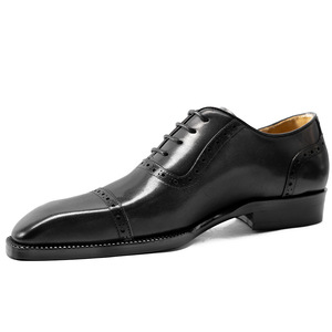 Chaussures en cuir pour hommes pour mariage, costume d'affaires du marié, cuir véritable, style britannique pour hommes, coordination des couleurs, événement de mariage - Product Image 5