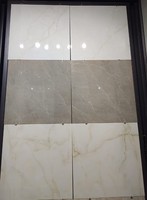 Carreaux de sol en porcelaine marbrée grise SUNNY Oceano 800x800mm, épaisseur 9mm, polis, antidérapants, résistants aux acides, antibactériens, choix premium