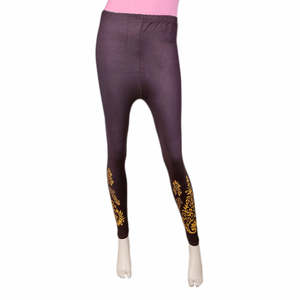 Leggings imprimés pour femmes - Marron - Product Image 3