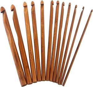 Ganchillo de madera artesanal suave para puntadas precisas, ganchillo de madera tallada de primera calidad para proyectos detallados, bajo costo - Product Image 4