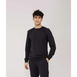 Ensemble de vêtements de sport 2 pièces avec logo personnalisé pour hommes Ensemble de survêtements de jogging d'hiver à la mode - Product Image 4