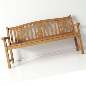 Banc de jardin de luxe en bois de teck massif de style moderne pour 4 personnes pour les meubles de décoration de la maison et les meubles de jardin - Product Image 3