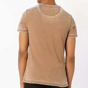 T-shirt pour homme en tissu toile polyester/coton 220g, coupe classique, haute qualité, séchage rapide, respirant, pour adultes - Product Image 4