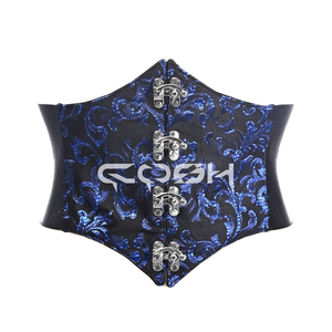 Corset de brocart de vêtements de forme physique et de mode avec des fermoirs d'oscillation - Product Image 4