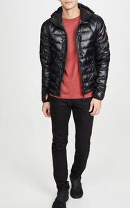 Custom Men's Puffer Cotton Filled Winter <b>Coat</b> Warm Bomber Jacket <b>Stand</b> Collar Canvas Fabric Plain Dyed Elastic Cuffs Thumb Holes - Product Image 3