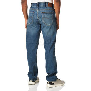 Pantalones Vaqueros Modernos para Hombre, Corte Moderno, Invierno, Sólidos, Transpirables, Acabado Premium, Estilo Contemporáneo, 100% Algodón, Ecológicos, Ligeros - Product Image 2